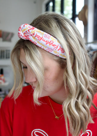 Football Knotted Headband