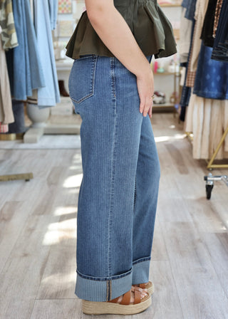 Holly High Rise Denim - Abbey Road