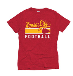 Red Kansas City Football Tee