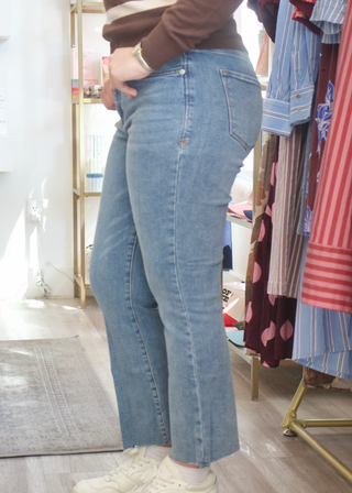 Anika Crop Flare Denim - Poetry