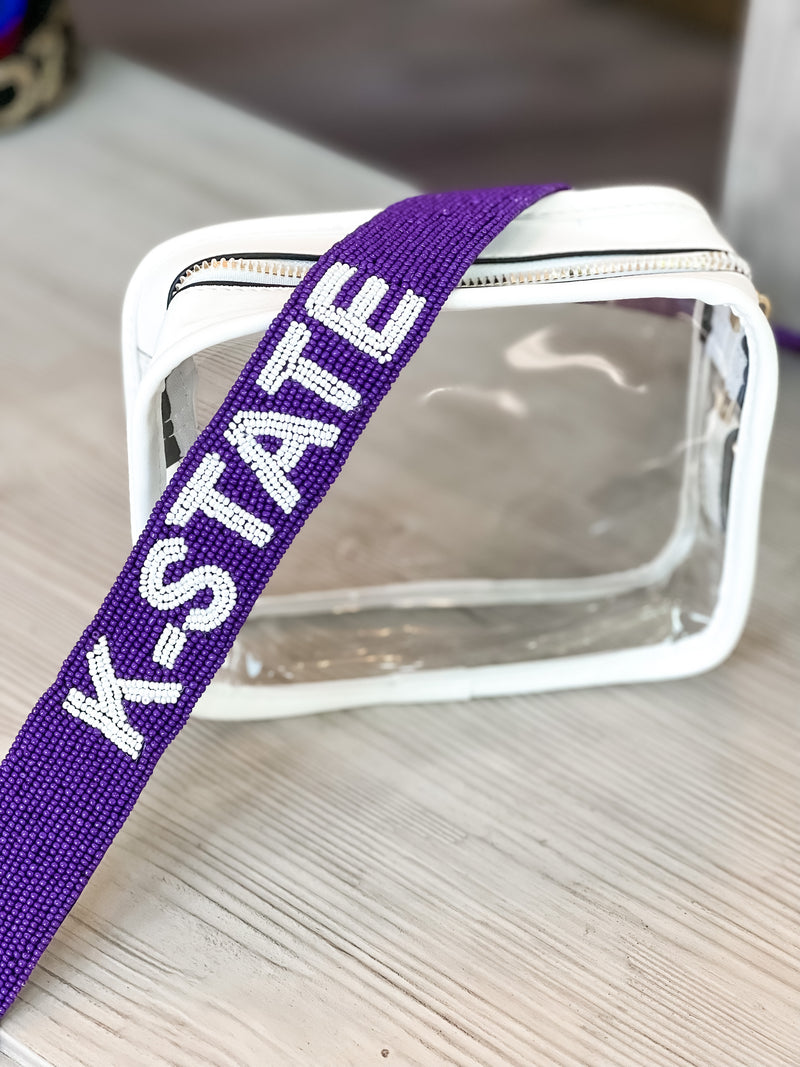 Beaded Purse Straps - K-State