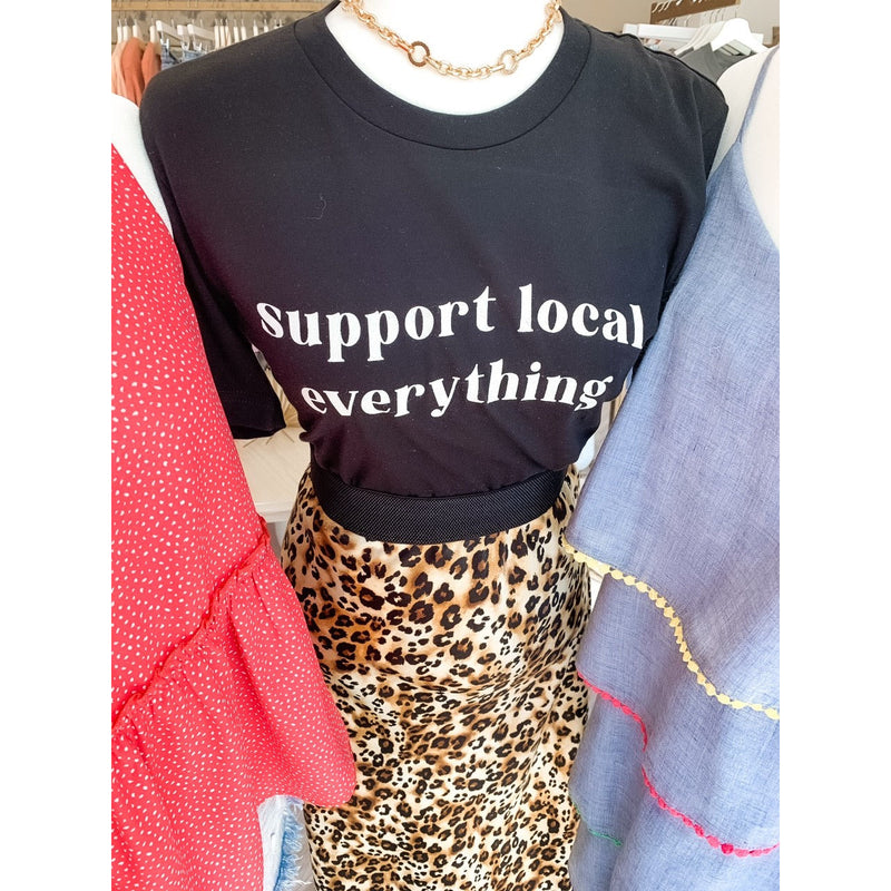 Support Local Everything Tee - Black