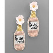 Bridesmaid Bottle Earrings