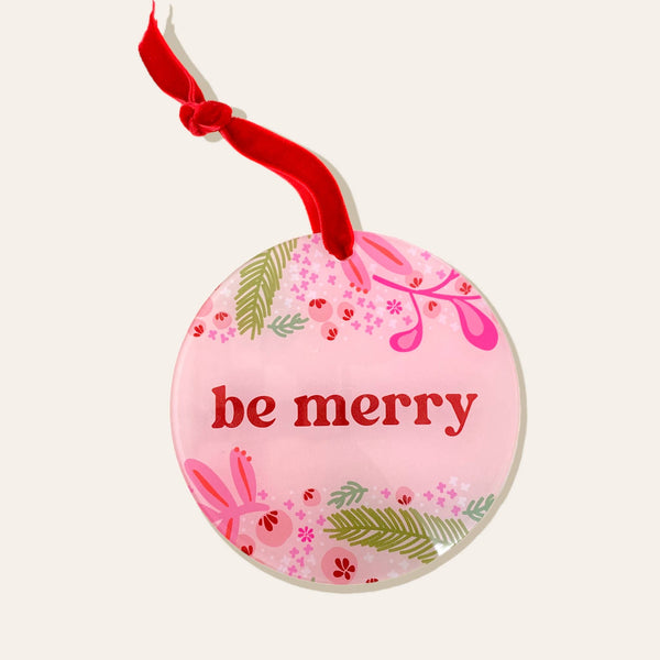Tree Ornament - Be Merry